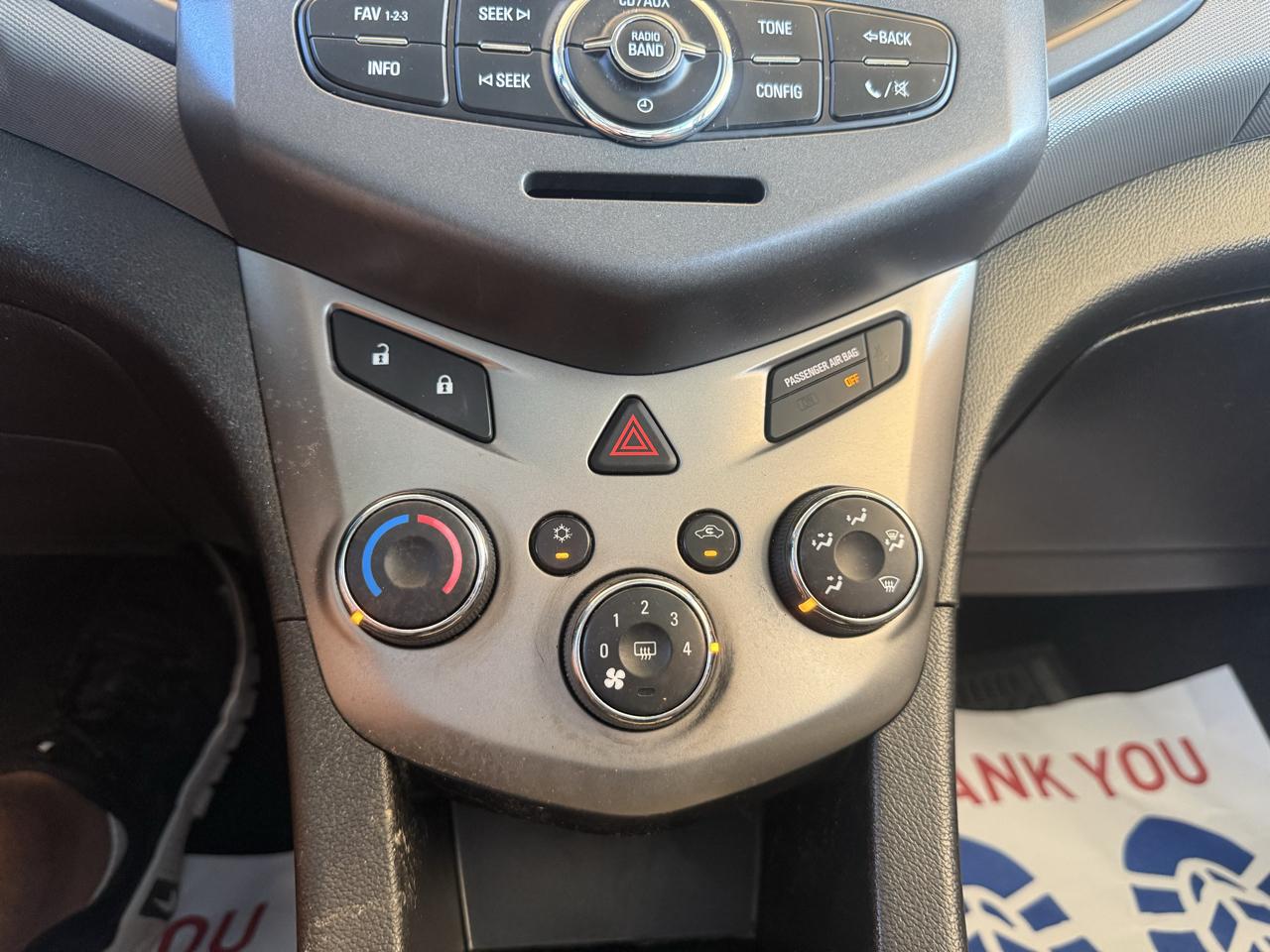 Chevrolet Sonic 5dr HB LS 2LS 2012