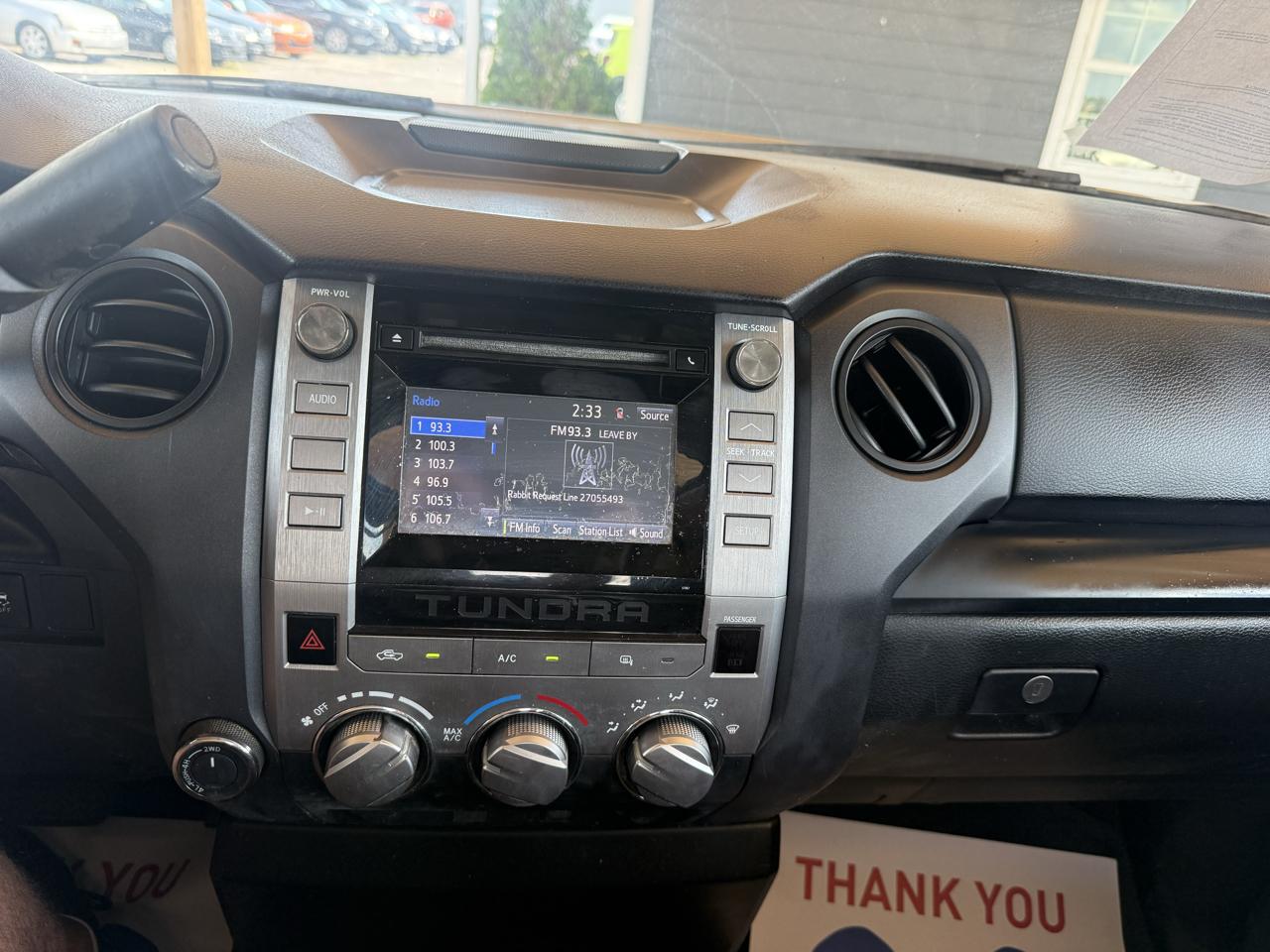 Toyota Tundra 4WD Truck Double Cab 4.6L V8 6-Spd AT SR5 (Natl) 2014