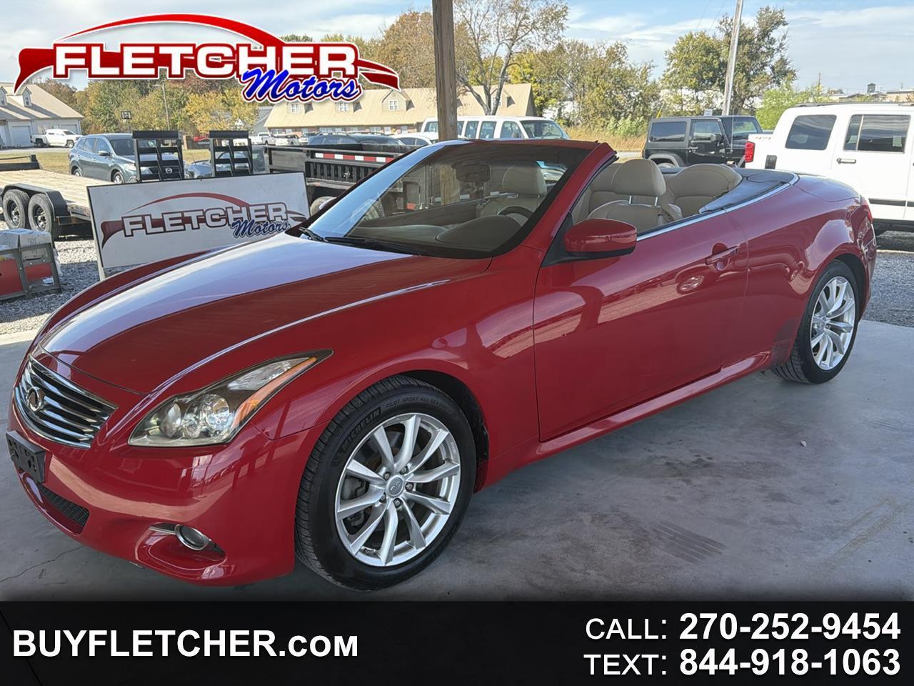 2011 INFINITI G37 Convertible RWD