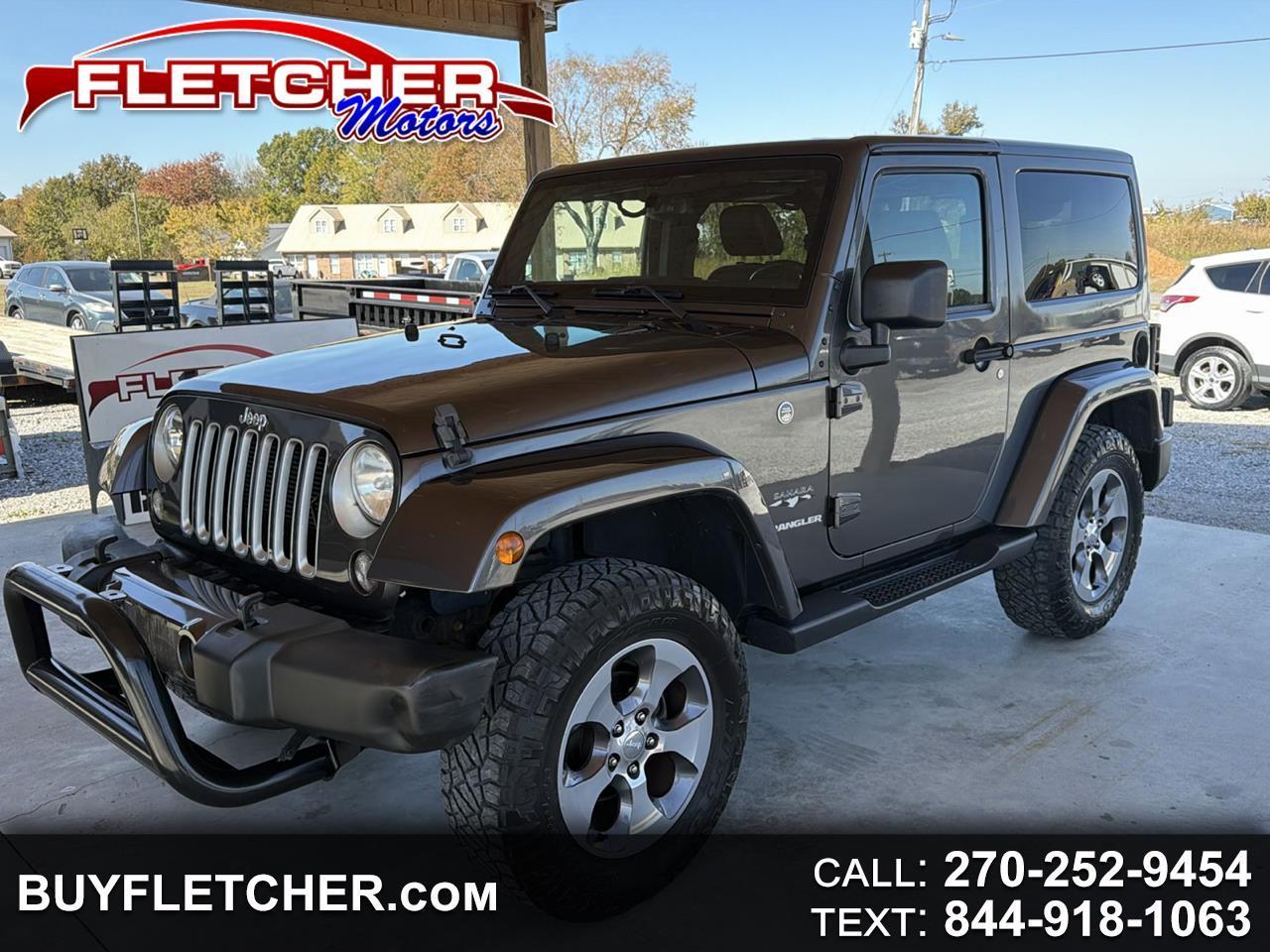2016 Jeep Wrangler 4WD 2dr Sahara