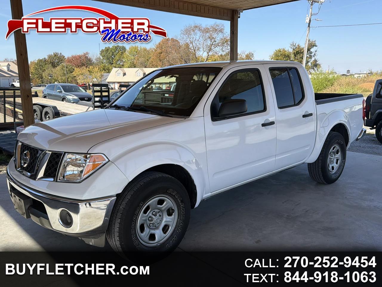 White 2008 Nissan Frontier Pickup Truck 4X2 Automatic
