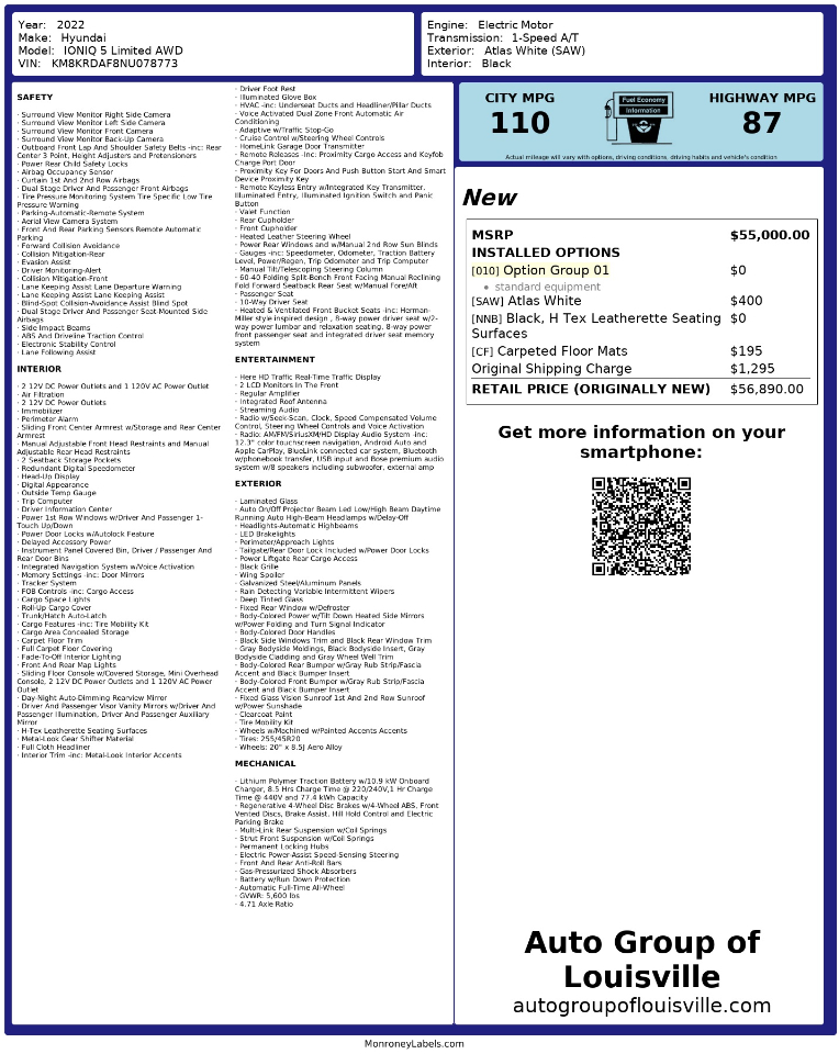 Hyundai Ioniq 5 Limited AWD 2022