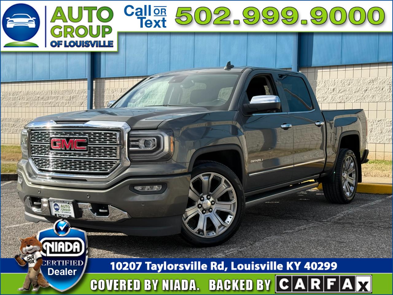 GMC Sierra 1500 4WD Crew Cab 143.5" Denali 2017