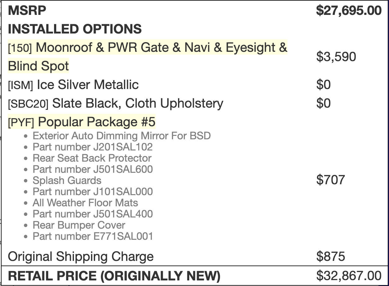 Subaru Outback 2.5i Premium 2017