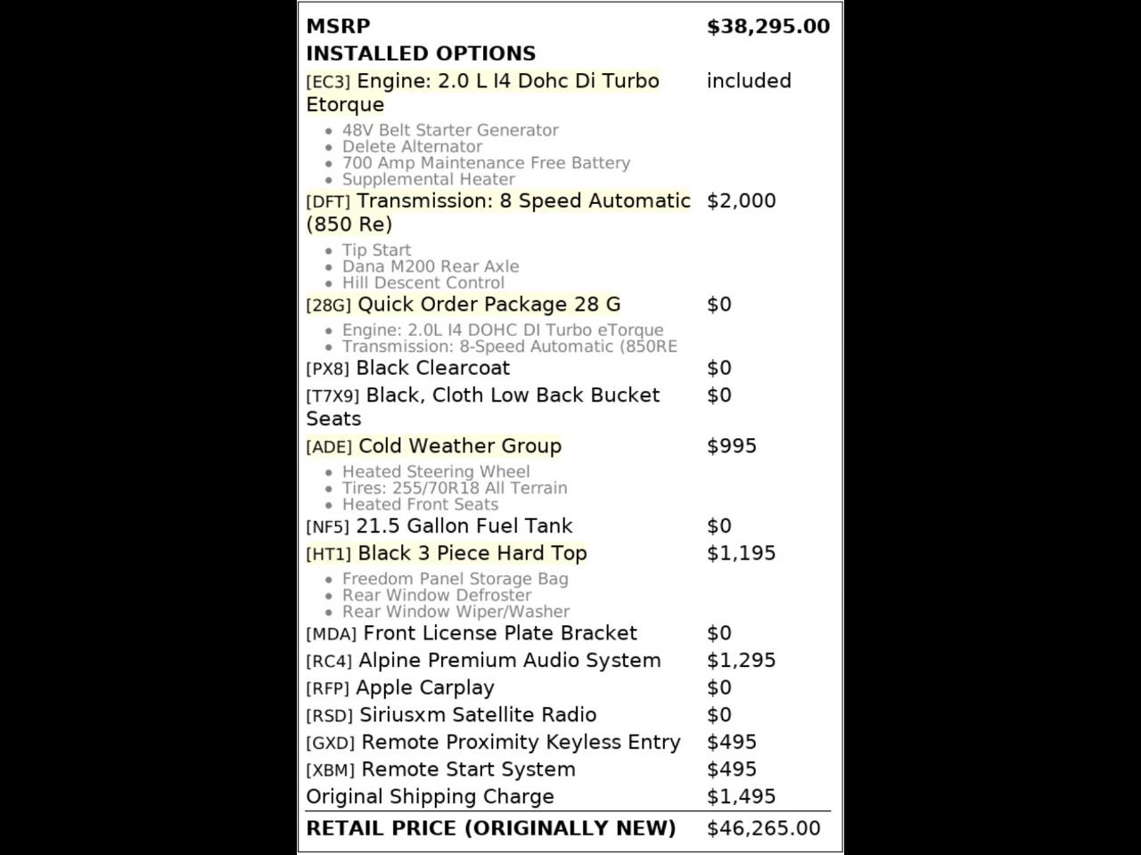 Jeep Wrangler Unlimited Sahara 4x4 2018