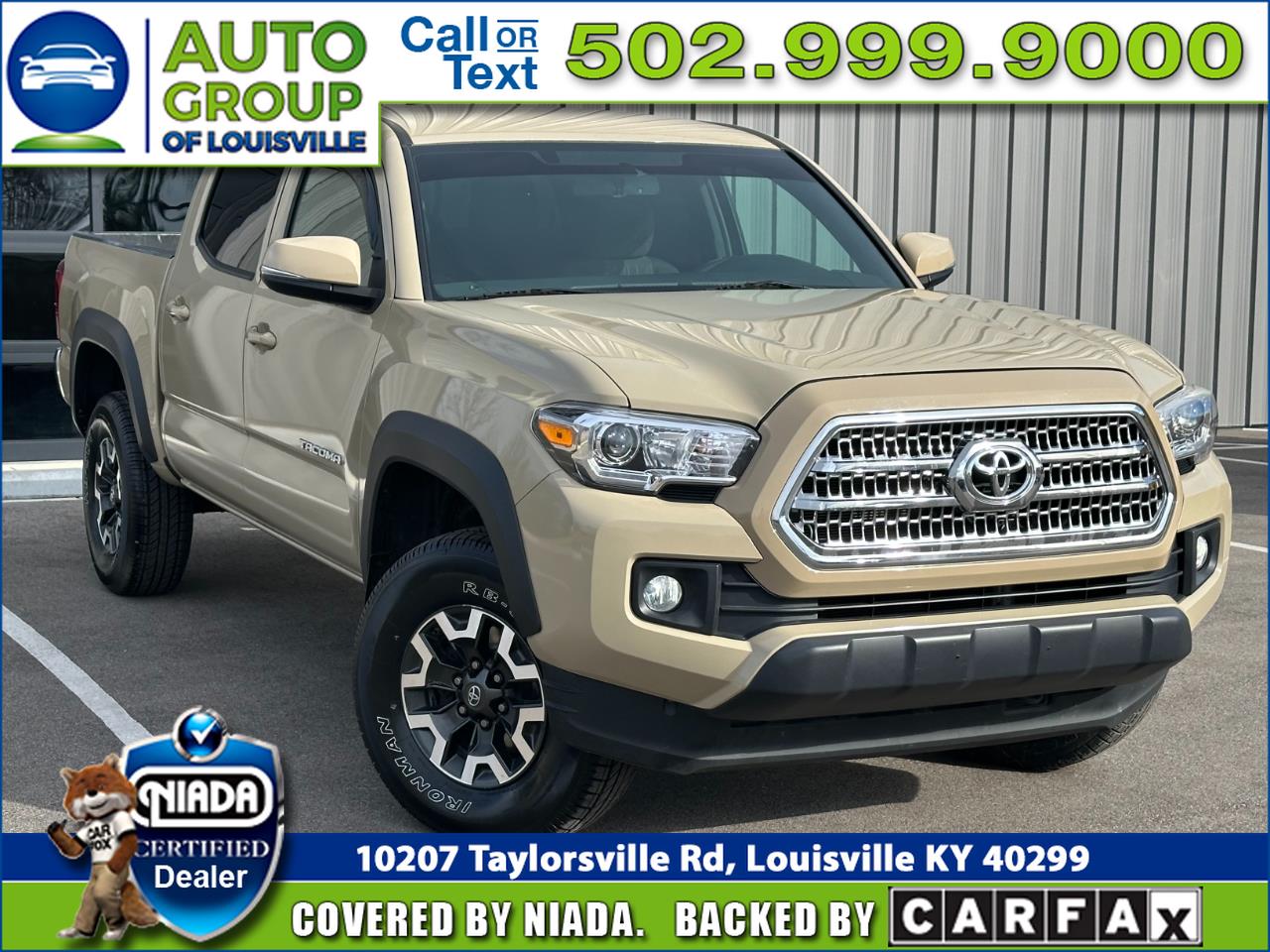 2017 Toyota Tacoma TRD Off Road Double Cab 5' Bed V6 4x4 AT (Natl)