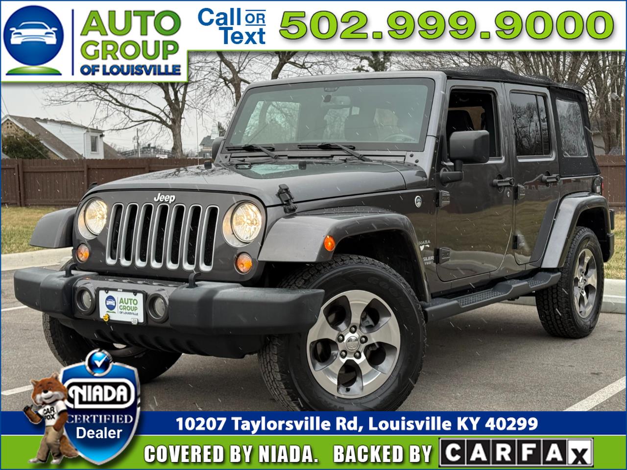 2016 Jeep Wrangler Unlimited 4WD 4dr Sahara