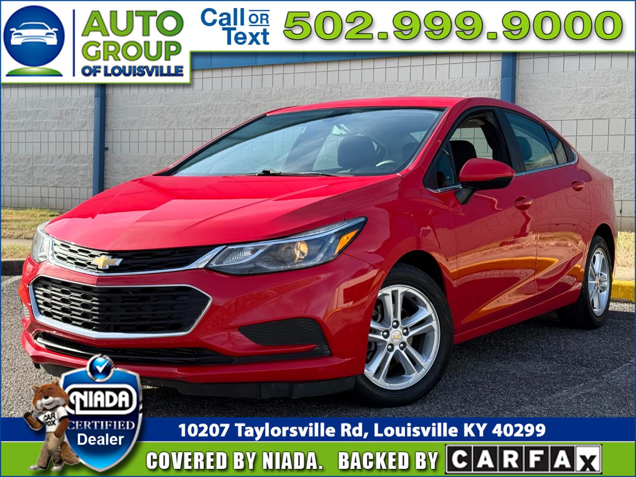 2018 Chevrolet Cruze 4dr Sdn 1.4L LT w/1SD