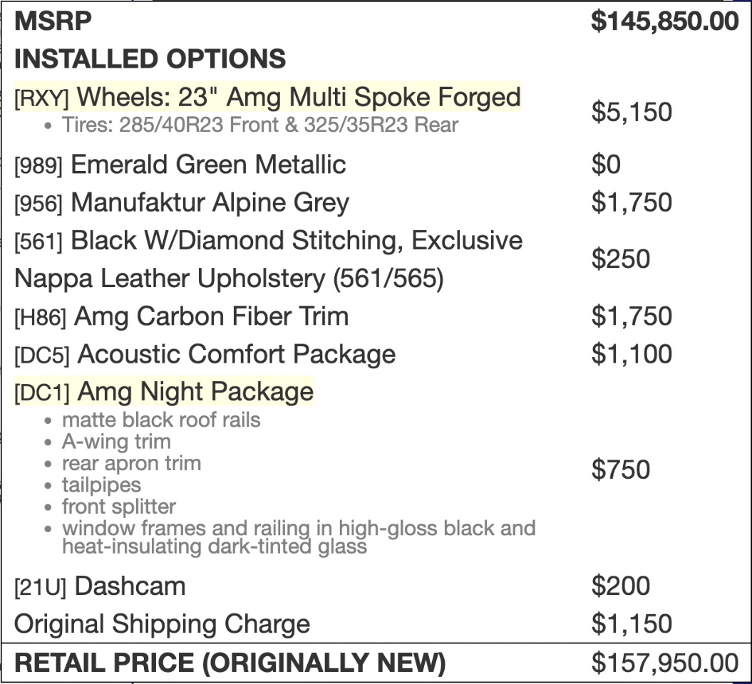 Mercedes-Benz GLS AMG GLS 63 4MATIC+ SUV 2024