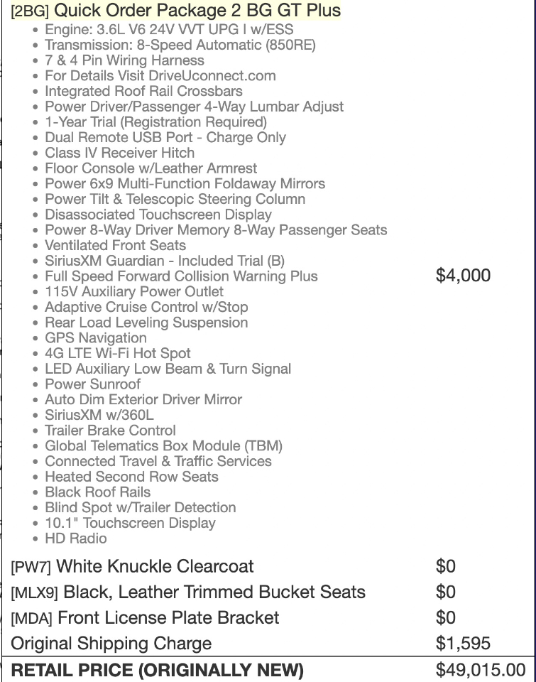 Dodge Durango GT Plus AWD 2024