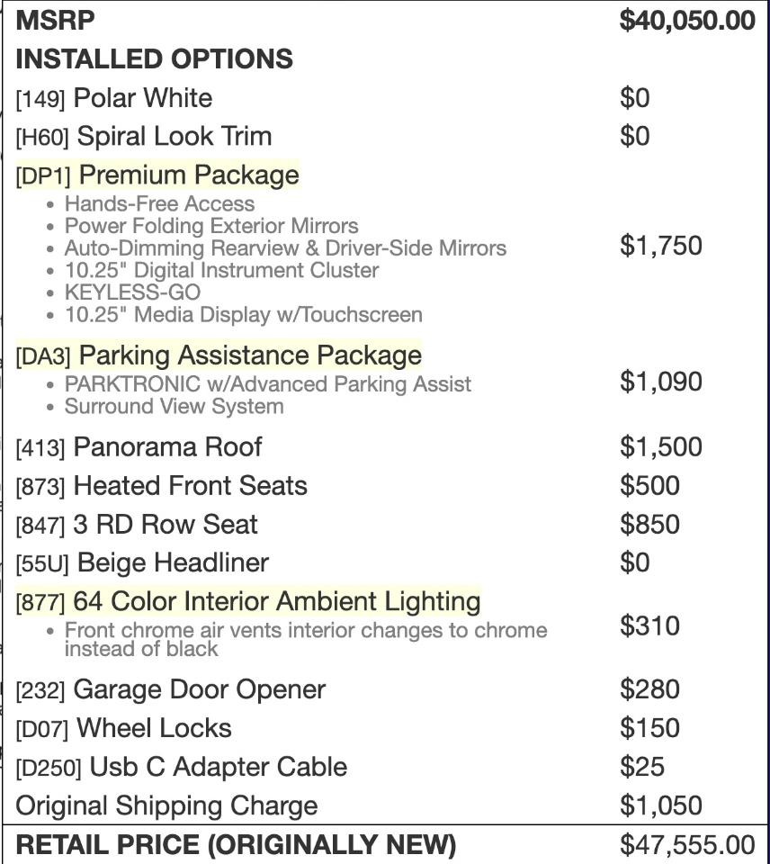 Mercedes-Benz GLB GLB 250 4MATIC SUV 2021