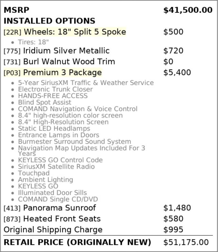 Mercedes-Benz C-Class C 300 4MATIC Sedan 2017