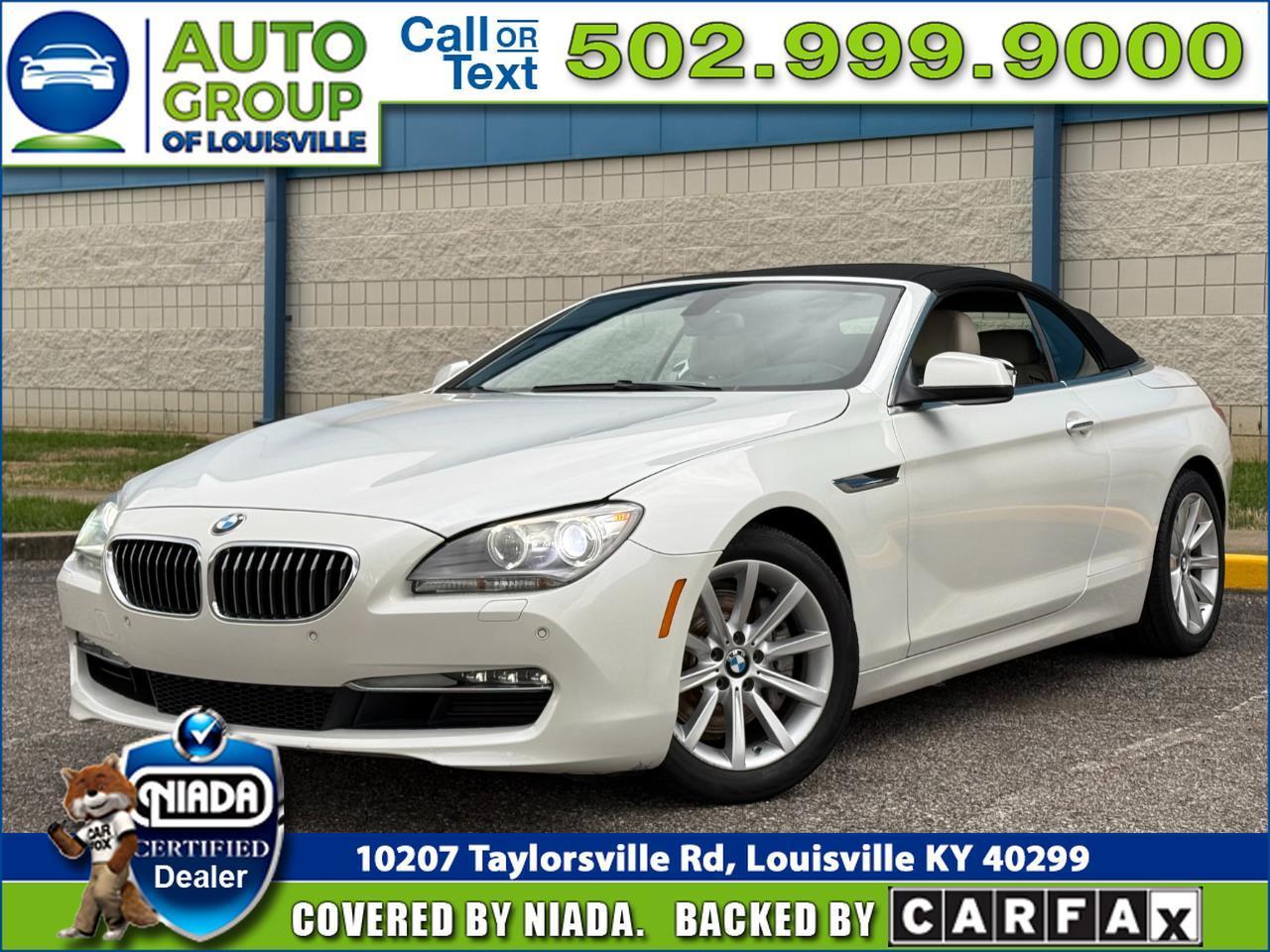 2013 BMW 6 Series 2dr Conv 640i