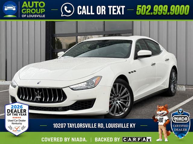 White 2019 Maserati Ghibli Sedan All-Wheel Drive 9-Speed Automatic