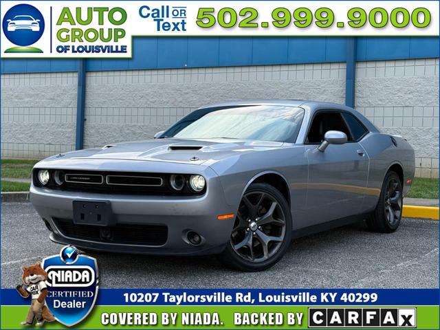 Silver 2018 Dodge Challenger SXT Plus RWD Coupe Rear-Wheel Drive
