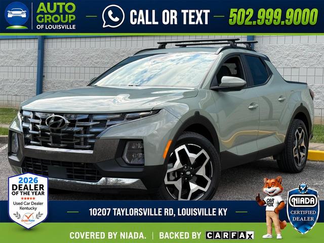 Green 2023 Hyundai Santa Cruz Pickup Truck All-Wheel Drive Automatic
