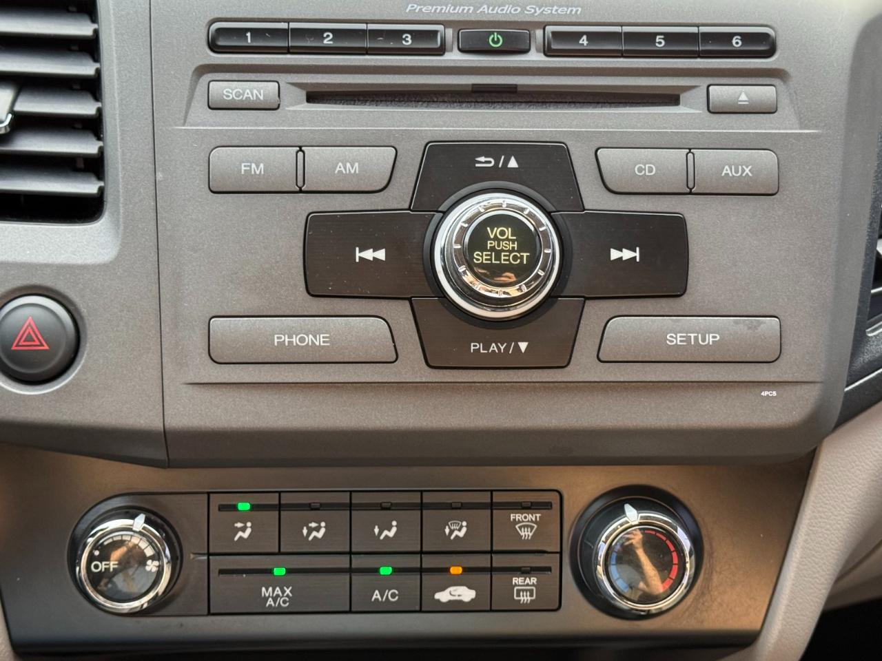 Honda Civic Cpe 2dr Auto EX 2012