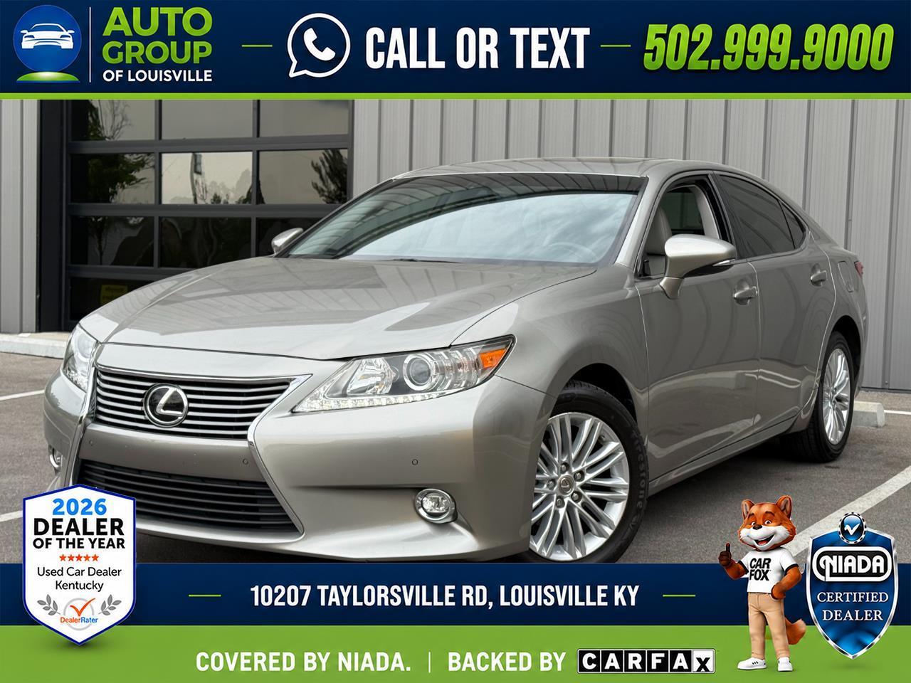 Atomic Silver 2015 Lexus ES Sedan Front-Wheel Drive Automatic