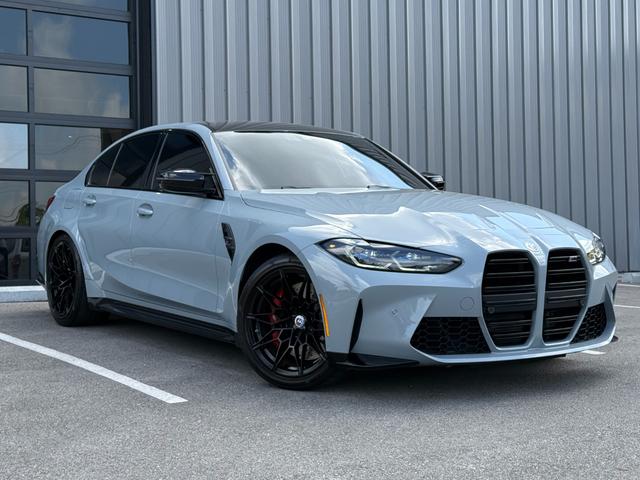Gray 2022 BMW M3 Sedan All-Wheel Drive Automatic