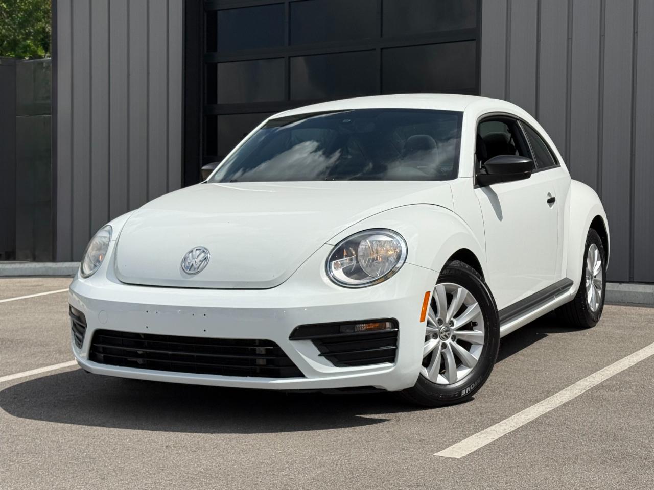 White 2017 Volkswagen Beetle Hatchback Front-Wheel Drive Automatic
