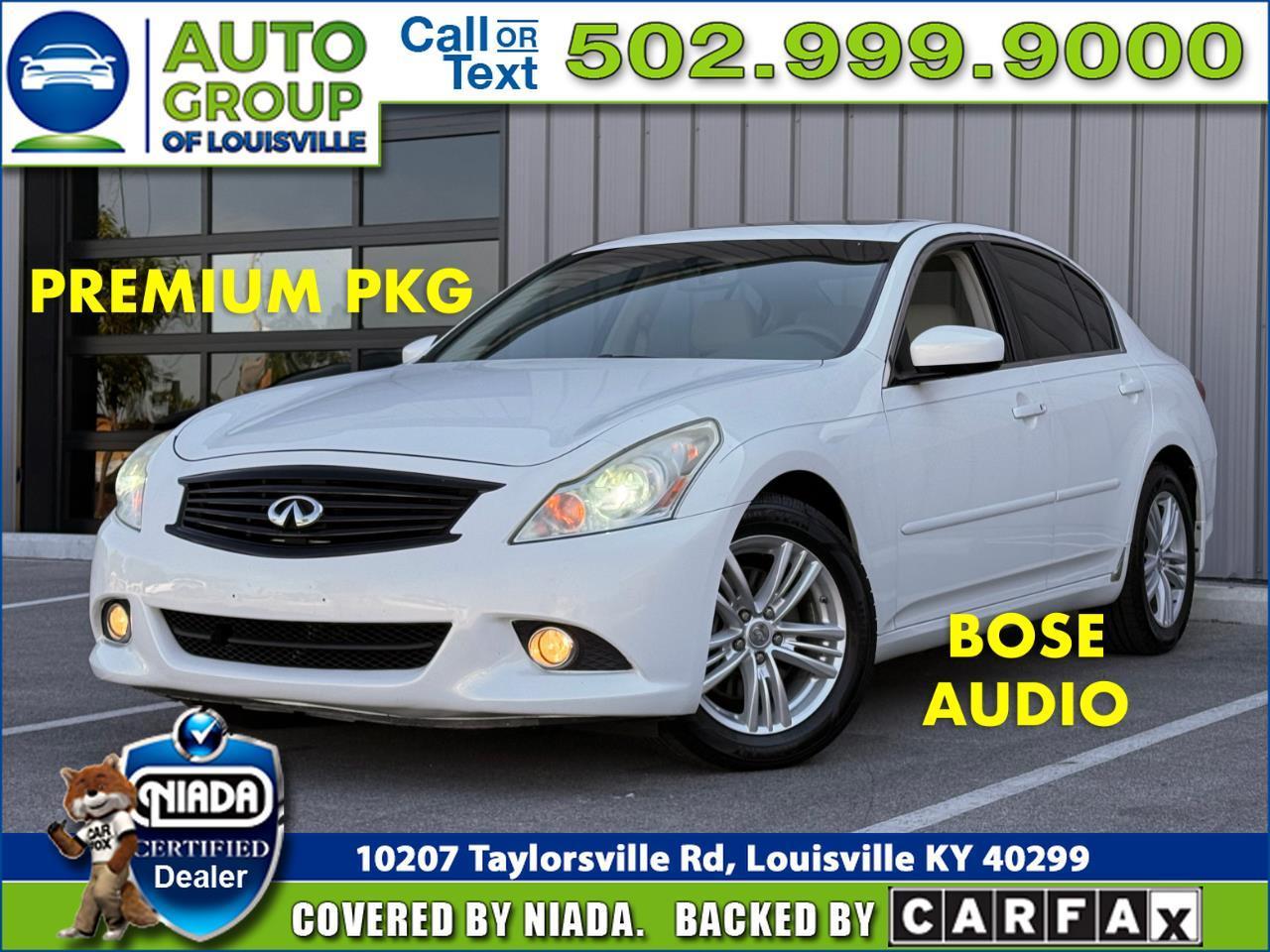 2010 Infiniti G37 Sedan 4dr x AWD