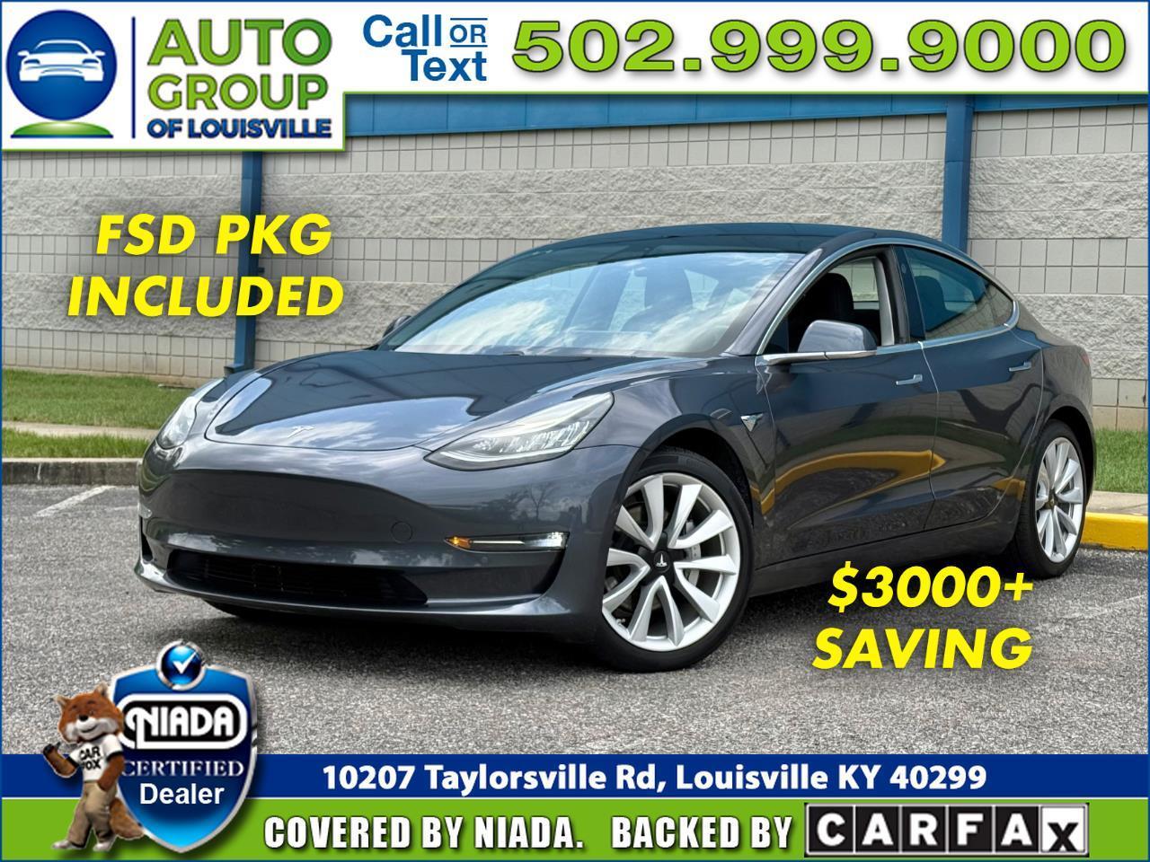 2019 Tesla Model 3 Long Range Battery AWD