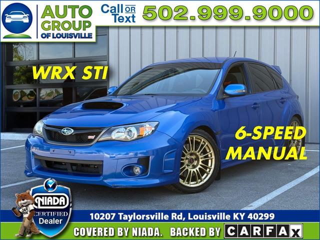 Blue 2011 Subaru Impreza WRX STI Hatchback AWD Hatchback All-Wheel Drive 6-Speed Manual