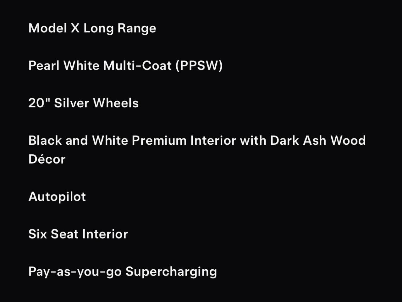 Tesla Model X Long Range AWD 2020