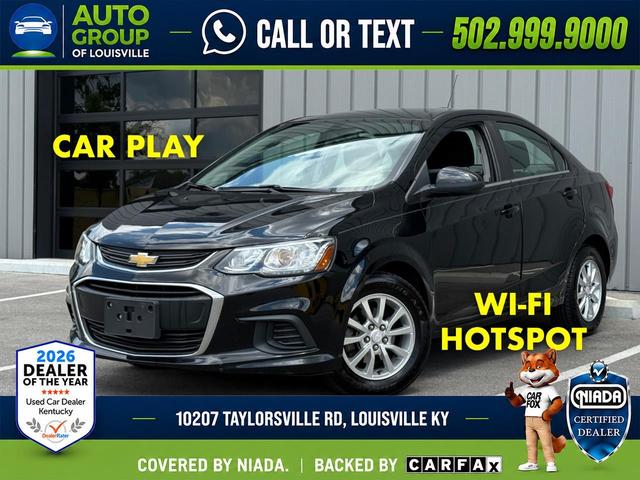 Black 2020 Chevrolet Sonic Sedan Front-Wheel Drive Automatic