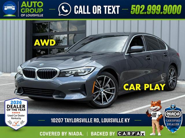 Gray 2019 BMW 3 Series Sedan All-Wheel Drive Automatic