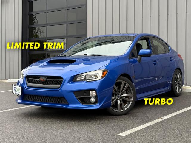 Blue 2017 Subaru WRX Sedan All-Wheel Drive Automatic
