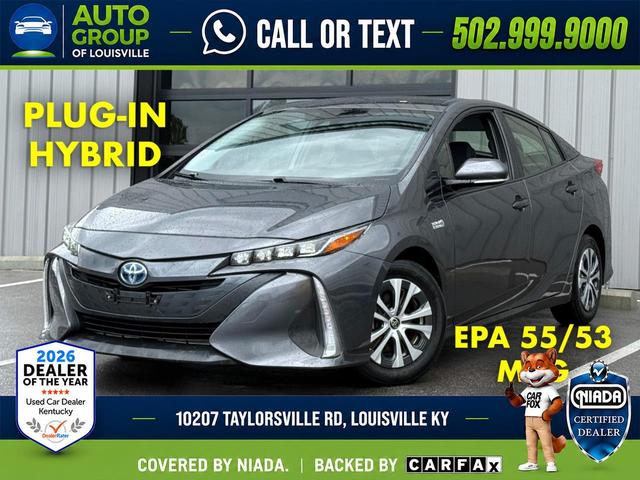 Gray 2020 Toyota Prius Prime Hatchback Front-Wheel Drive Automatic
