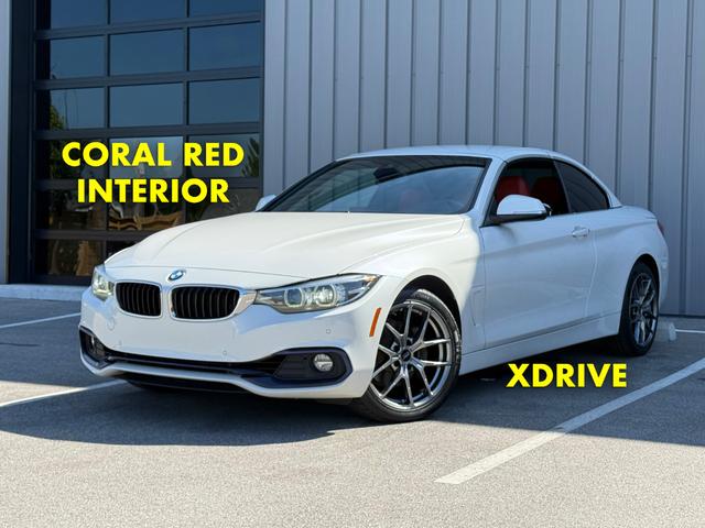 Mineral White 2018 BMW 4 Series Convertible All-Wheel Drive Automatic