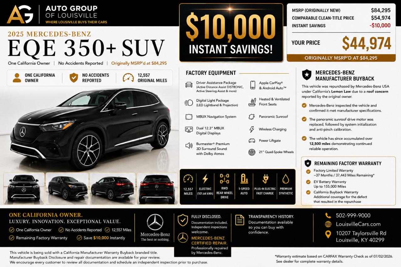Mercedes-Benz EQE EQE 350+ SUV 2025