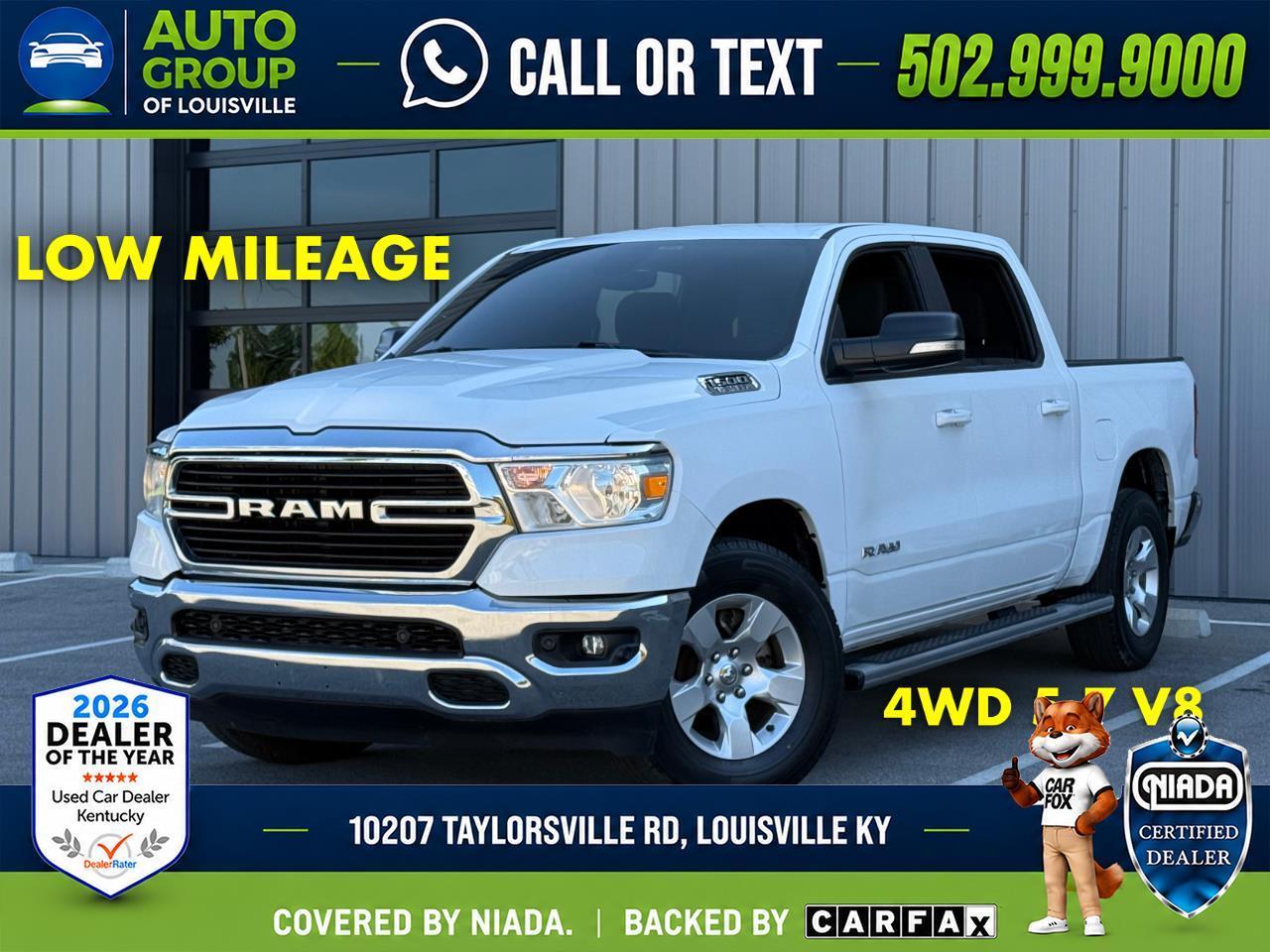 2021 RAM 1500 Big Horn 4x4 Crew Cab 5'7" Box