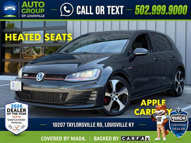 Black 2016 Volkswagen Golf GTI Hatchback Front-Wheel Drive Automatic