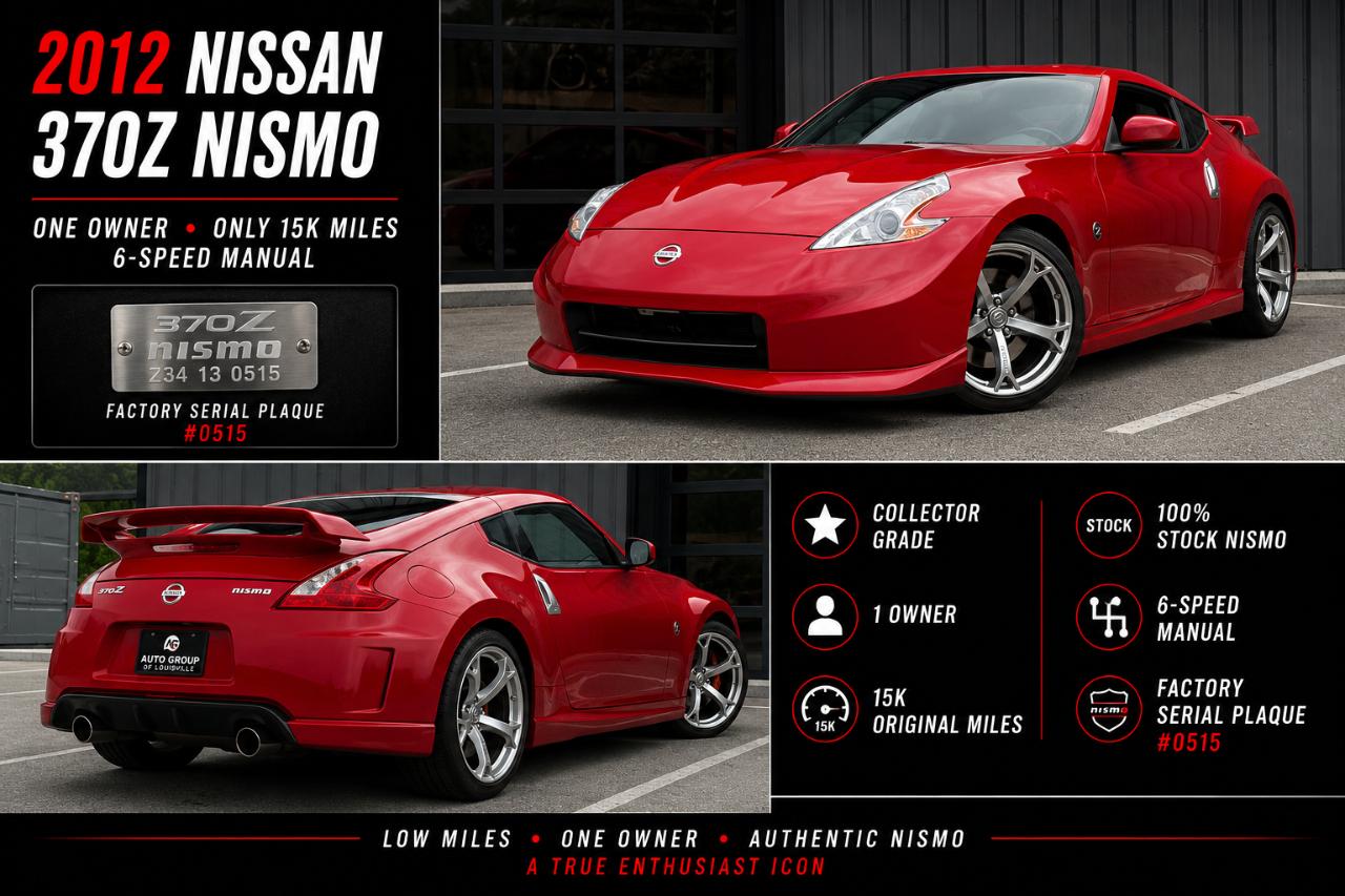 Nissan 370Z 2dr Cpe Manual NISMO 2012