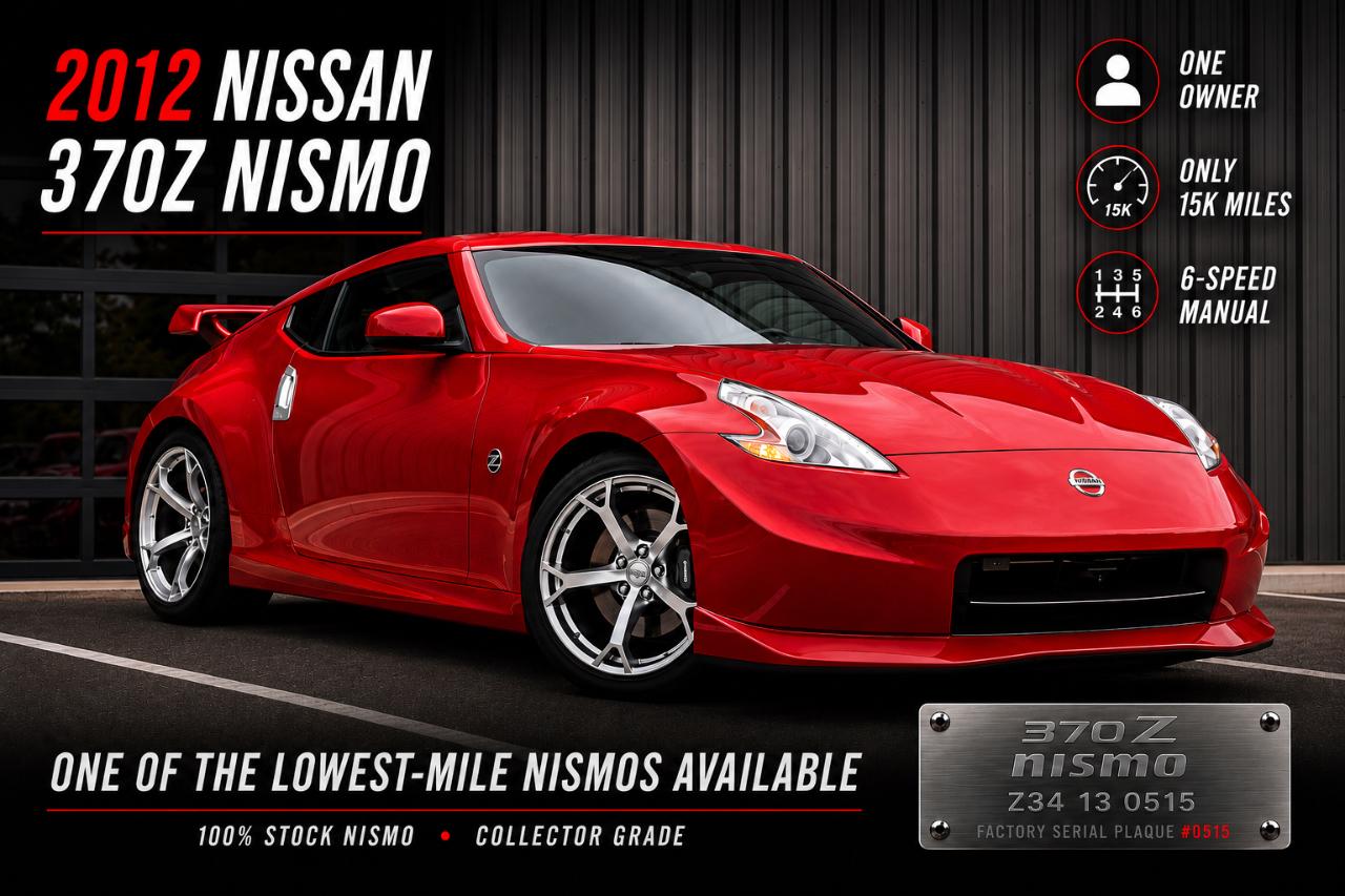 Nissan 370Z 2dr Cpe Manual NISMO 2012