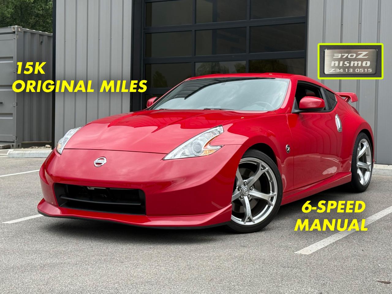 Red 2012 Nissan 370Z Coupe Rear-Wheel Drive 6-Speed Manual