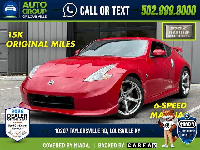Red 2012 Nissan 370Z Coupe Rear-Wheel Drive 6-Speed Manual