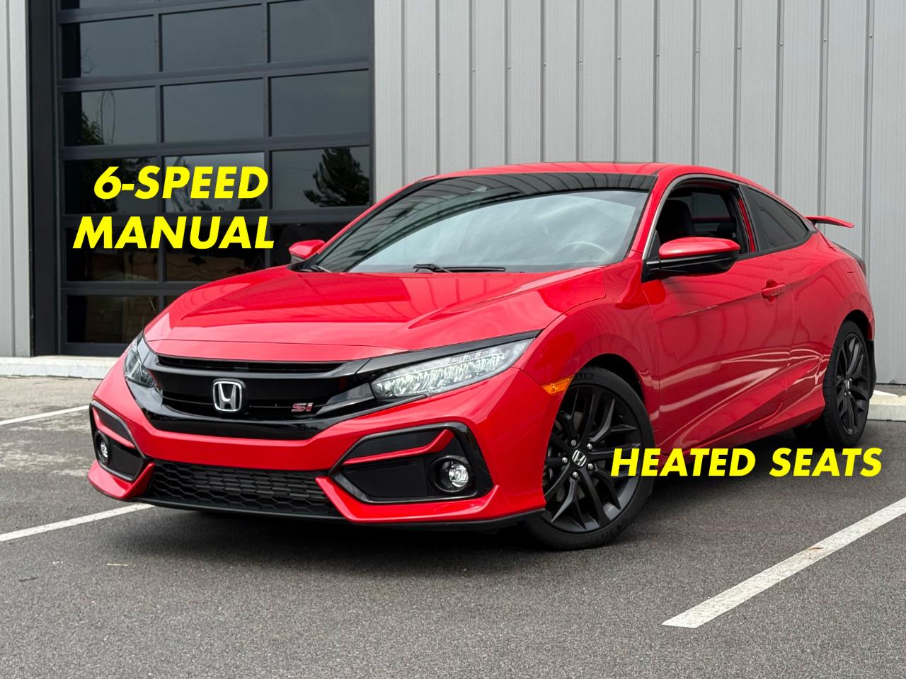 Red 2020 Honda Civic Coupe Front-Wheel Drive Automatic