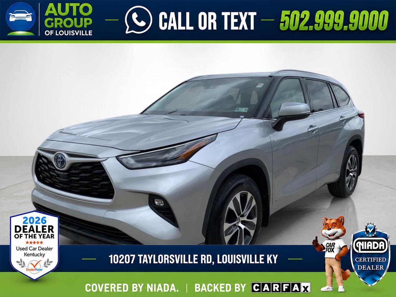 Toyota Highlander Hybrid XLE AWD (Natl) 2023
