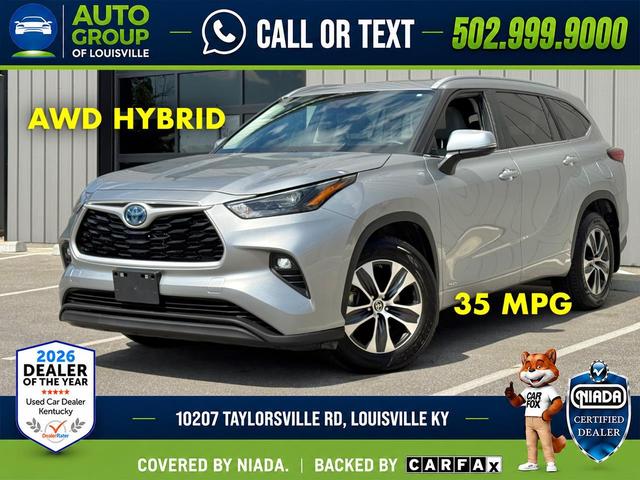 Celestial Silver Metallic 2023 Toyota Highlander Hybrid SUV / Crossover All-Wheel Drive Automatic