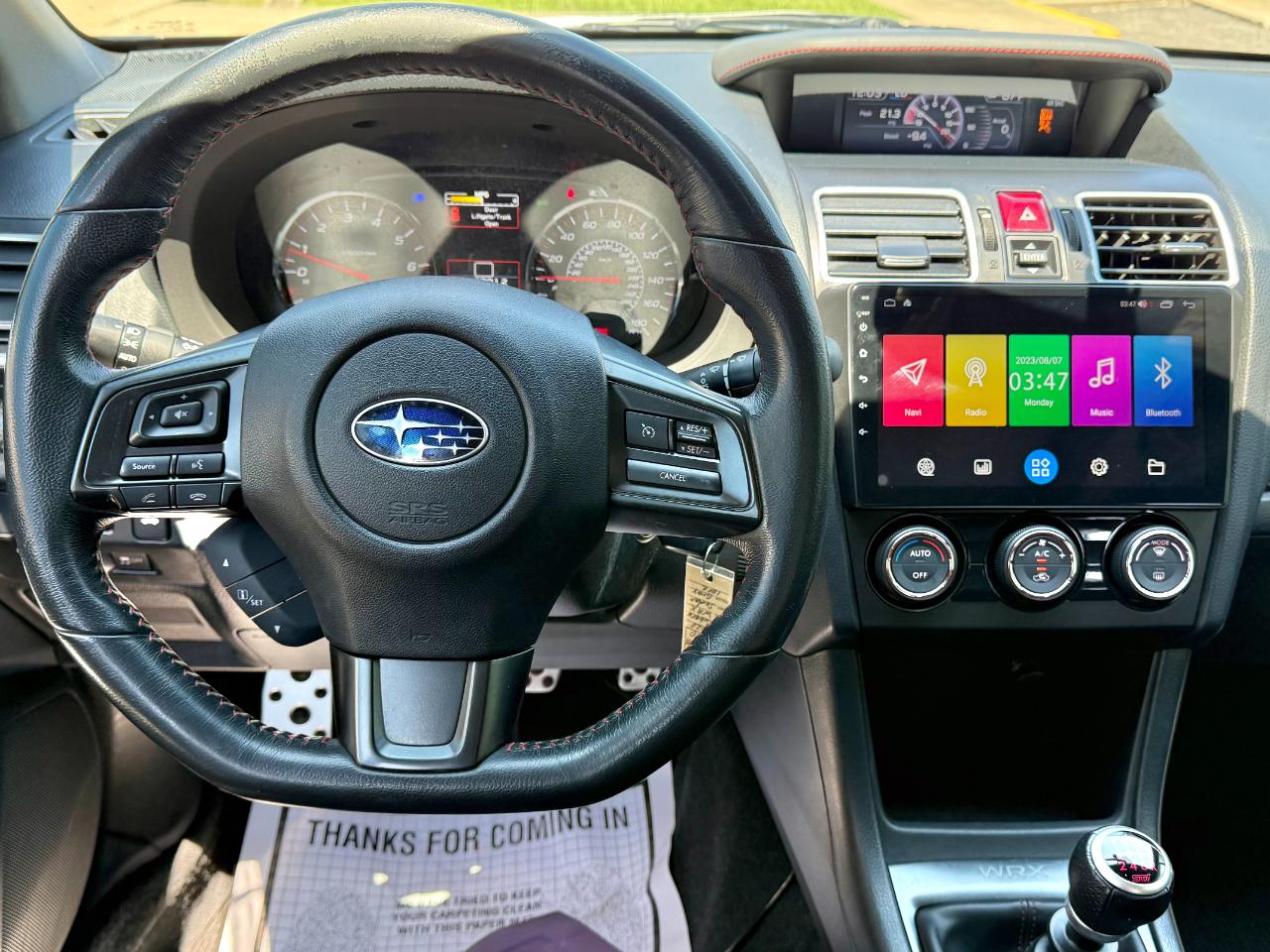 Subaru WRX Premium Manual 2020