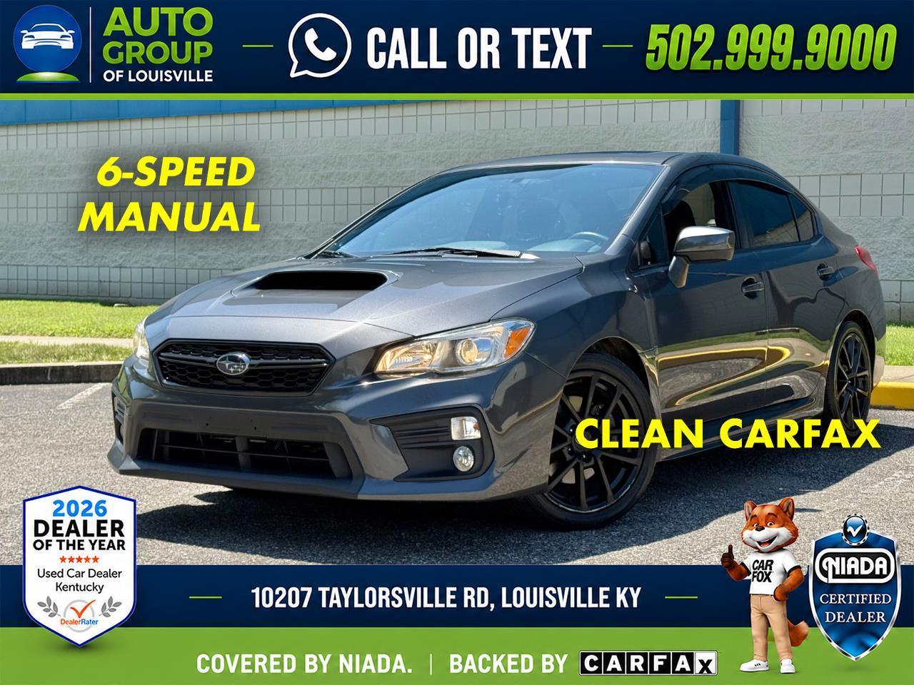 2020 Subaru WRX Premium Manual