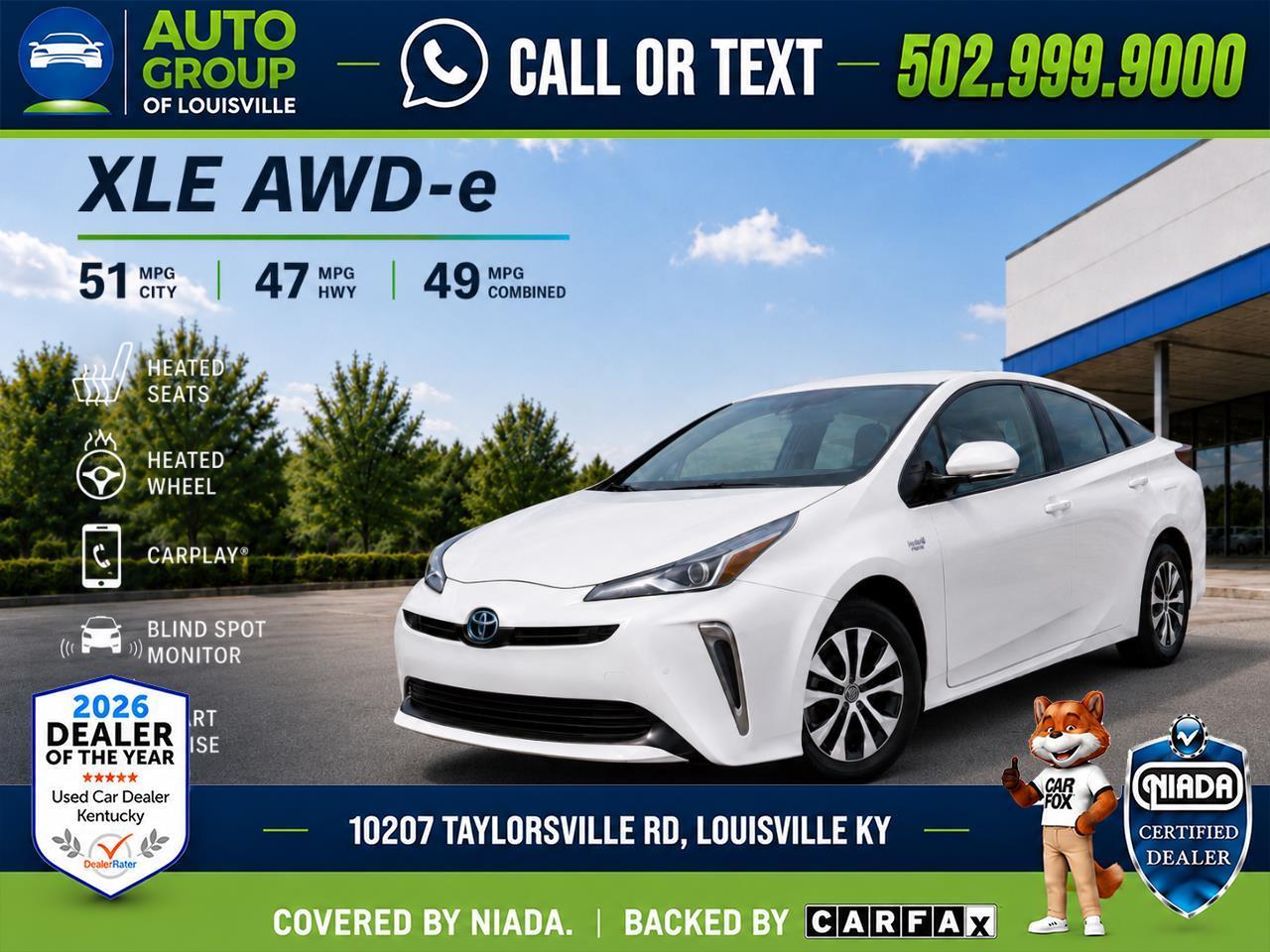 Toyota Prius XLE AWD-e (Natl) 2021