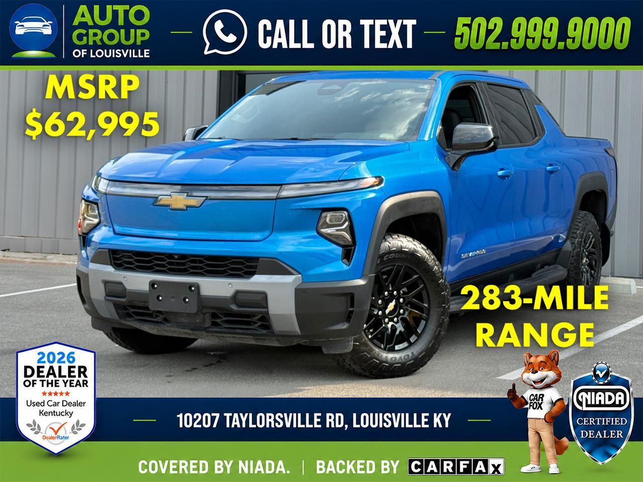 2026 Chevrolet Silverado EV e4WD Crew Cab Standard Range LT