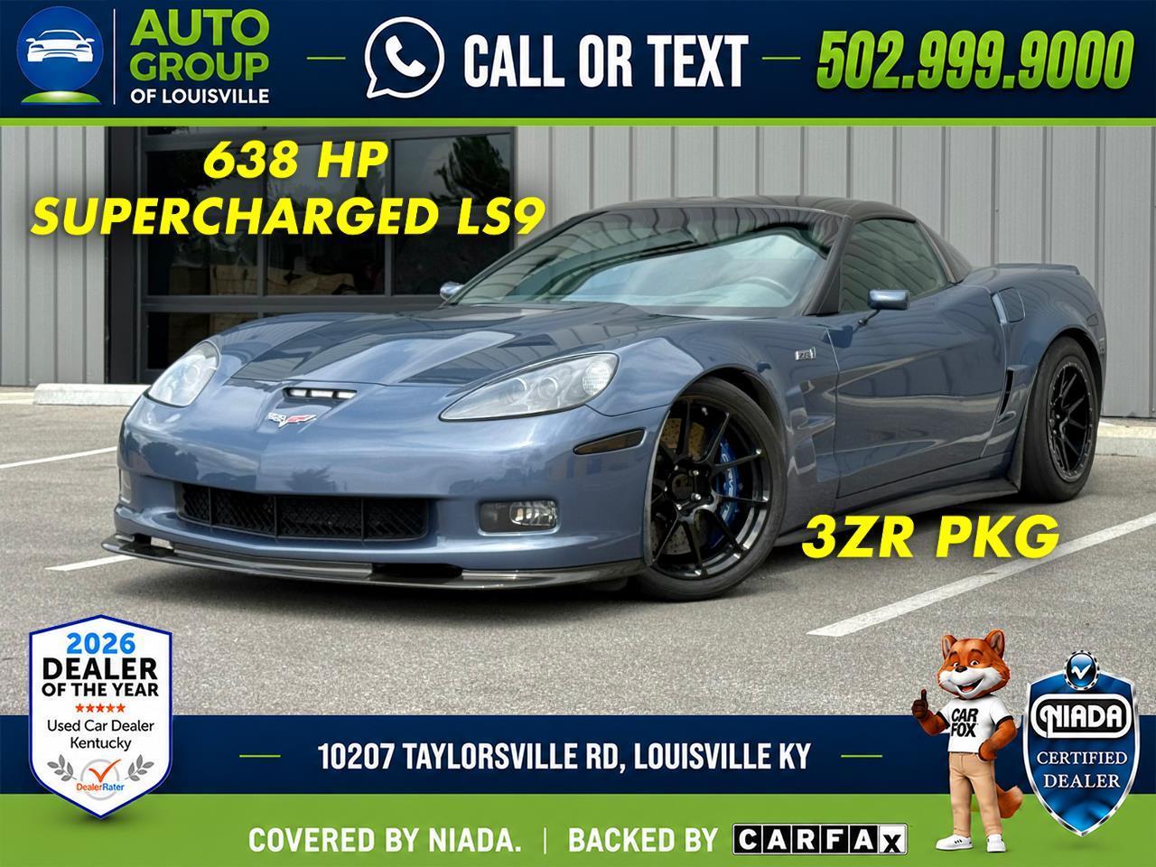 2011 Chevrolet Corvette 2dr Cpe ZR1 w/3ZR