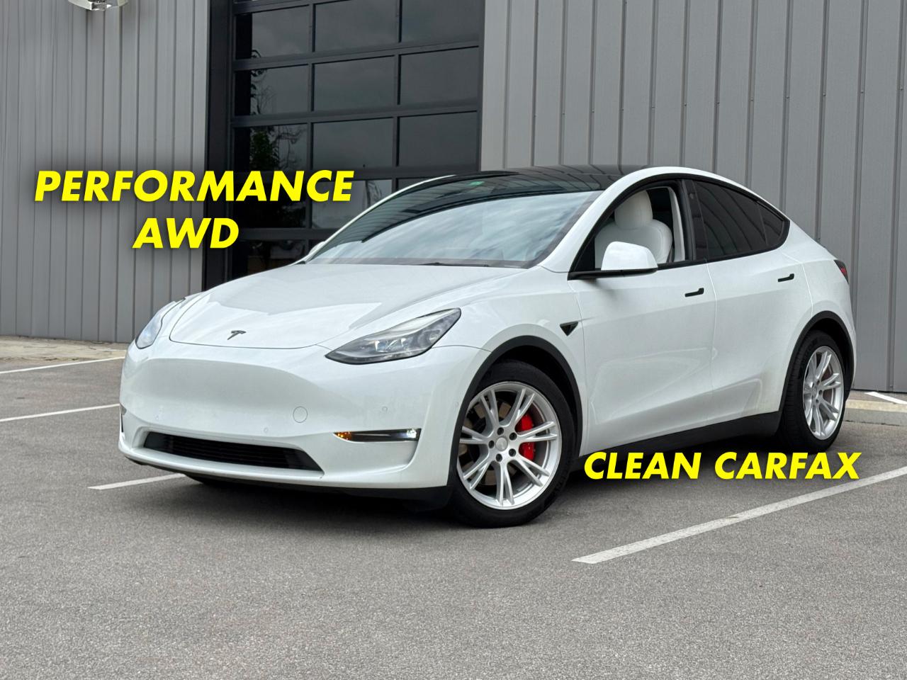 White 2022 Tesla Model Y SUV / Crossover All-Wheel Drive Automatic