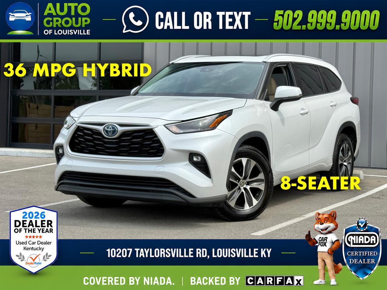 Toyota Highlander Hybrid XLE FWD (Natl) 2022